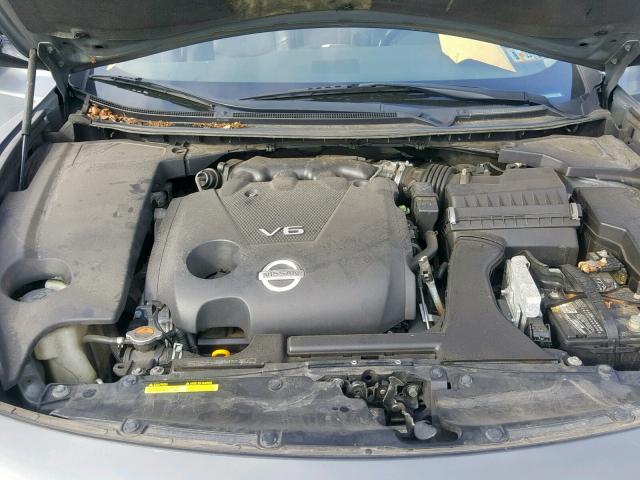 1N4AA5AP4AC837527 - 2010 NISSAN MAXIMA S GRAY photo 7
