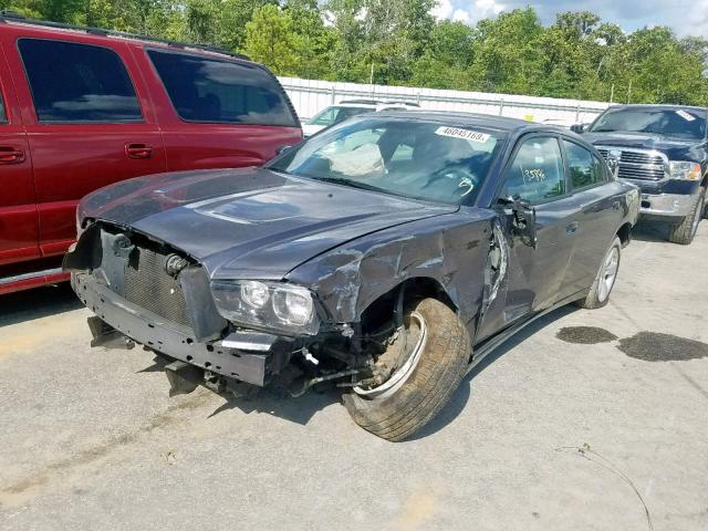 2C3CDXBG9EH239395 - 2014 DODGE CHARGER SE GRAY photo 2