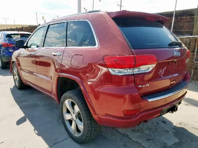 1C4RJFCG4EC247026 - 2014 JEEP GRAND CHER RED photo 3