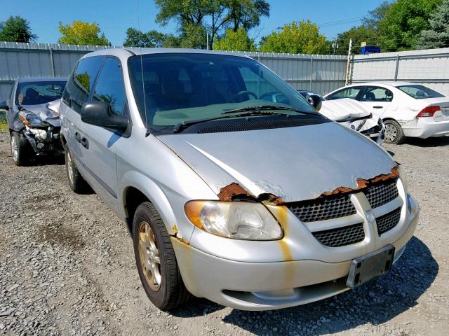 1D4GP25363B225544 - 2003 DODGE CARAVAN SE SILVER photo 1