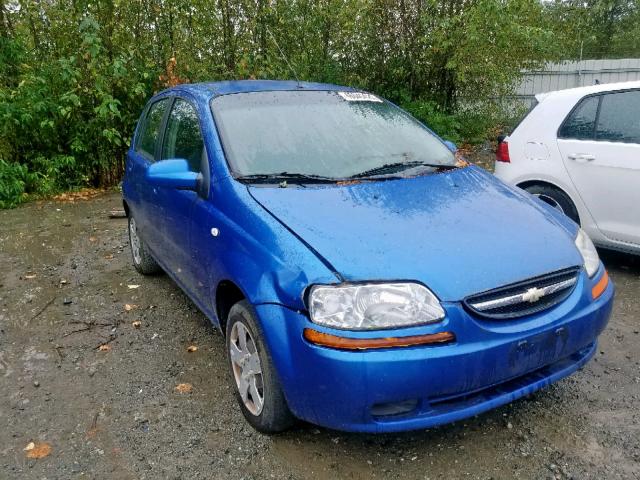 KL1TD66626B679371 - 2006 CHEVROLET AVEO BASE ლურჯი ფოტო 1