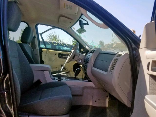 1FMCU59349KA11740 - 2009 FORD ESCAPE HYB GRAY photo 5