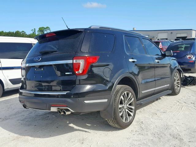 1FM5K8HT6JGC39361 - 2018 FORD EXPLORER P BLACK photo 4