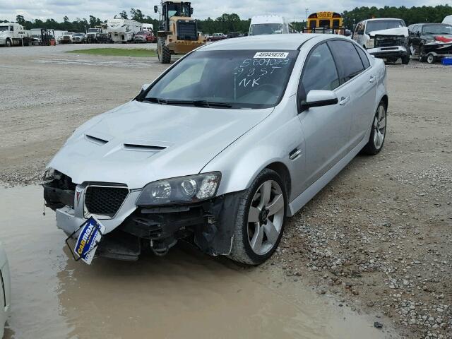 6G2EC57Y79L206117 - 2009 PONTIAC G8 GT SILVER photo 2