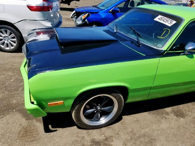 VL29C4G273821 - 1974 PLYMOUTH DUSTER TWO TONE photo 10