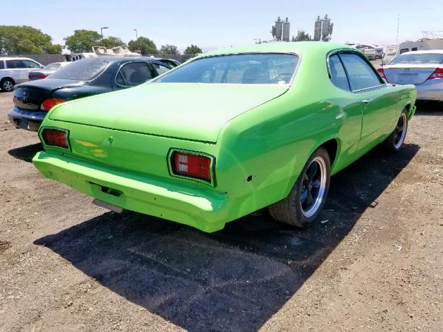 VL29C4G273821 - 1974 PLYMOUTH DUSTER TWO TONE photo 4