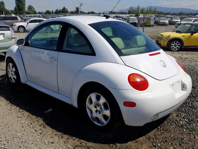 3VWCK21C52M445942 - 2002 VOLKSWAGEN NEW BEETLE 白色 照片 3