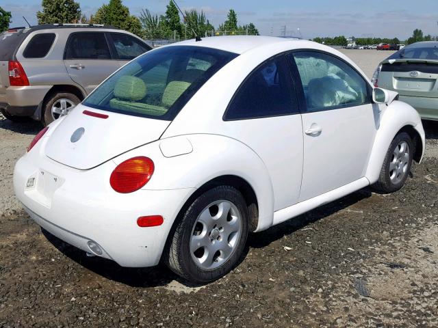 3VWCK21C52M445942 - 2002 VOLKSWAGEN NEW BEETLE 白色 照片 4