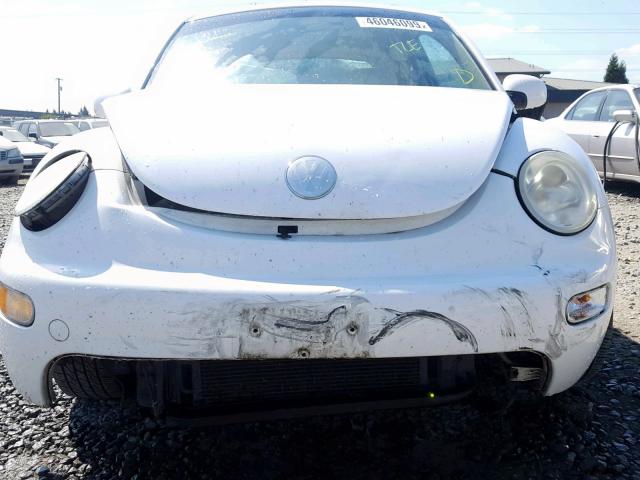 3VWCK21C52M445942 - 2002 VOLKSWAGEN NEW BEETLE 白色 照片 9