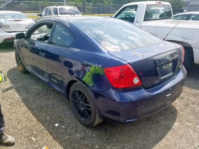 JTKDE167570211968 - 2007 TOYOTA SCION TC ლურჯი ფოტო 3