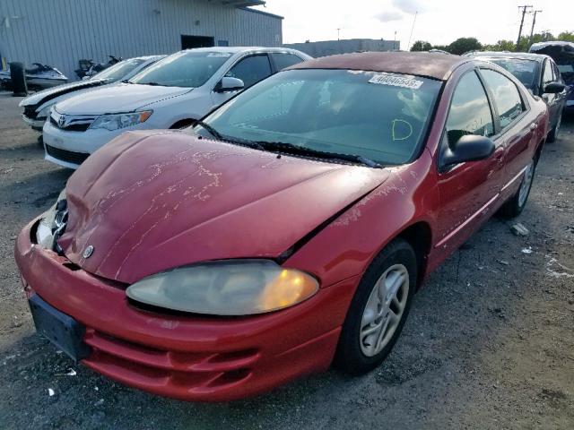 2C3HH46R31H508182 - 2001 CHRYSLER INTREPID S RED photo 2