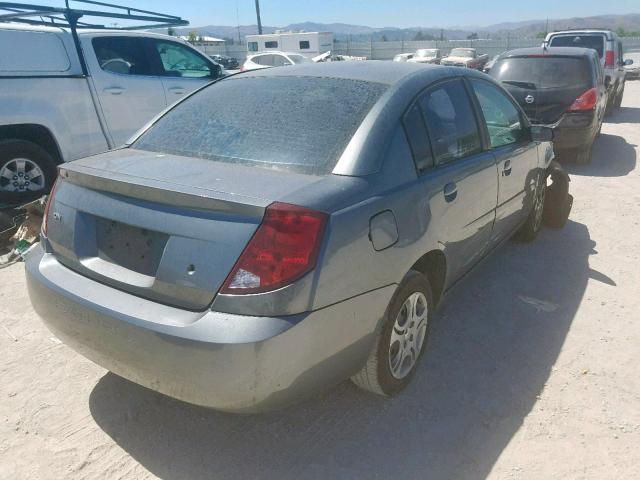 1G8AJ52F24Z146492 - 2004 SATURN ION LEVEL GRAY photo 4