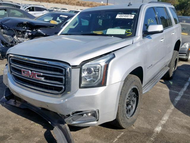 1GKS1AKC3FR112660 - 2015 GMC YUKON SLE SILVER photo 2