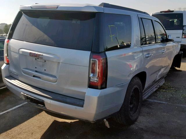 1GKS1AKC3FR112660 - 2015 GMC YUKON SLE SILVER photo 4