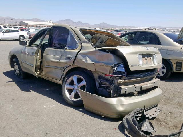 3N1CB51D21L466557 - 2001 NISSAN SENTRA XE TAN photo 3