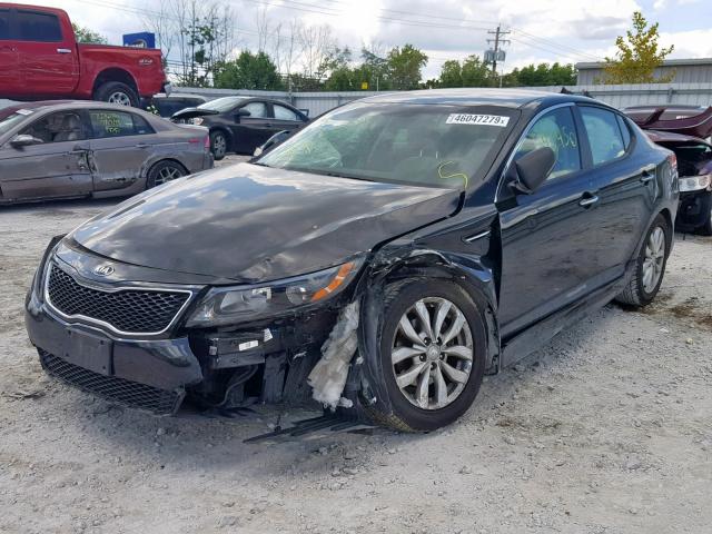 5XXGM4A79EG329601 - 2014 KIA OPTIMA LX BLACK photo 2