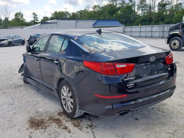 5XXGM4A79EG329601 - 2014 KIA OPTIMA LX BLACK photo 3