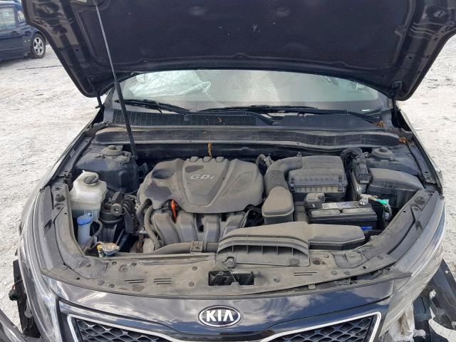 5XXGM4A79EG329601 - 2014 KIA OPTIMA LX BLACK photo 7