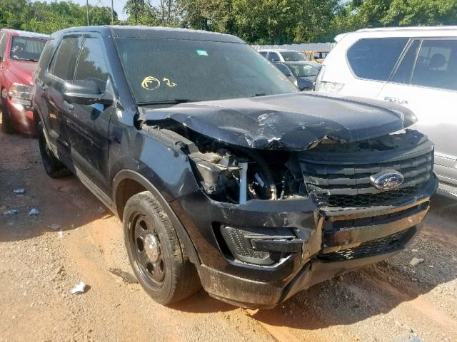 1FM5K8AR9HGB55835 - 2017 FORD EXPLORER P BLACK photo 1