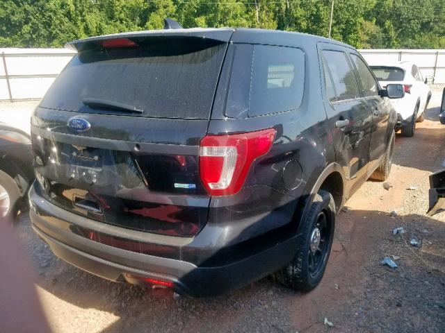 1FM5K8AR9HGB55835 - 2017 FORD EXPLORER P BLACK photo 4