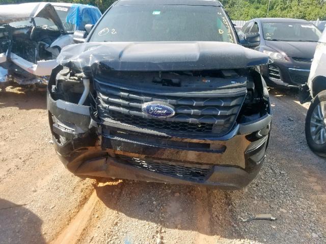 1FM5K8AR9HGB55835 - 2017 FORD EXPLORER P BLACK photo 9