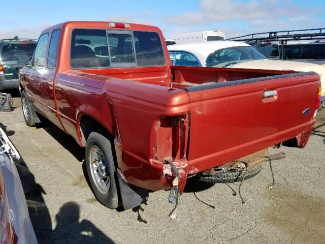 1FTYR14CXXPA15822 - 1999 FORD RANGER SUP RED photo 3