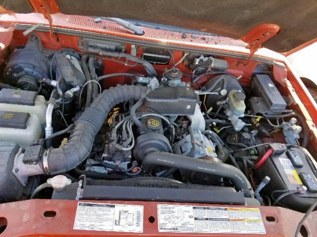 1FTYR14CXXPA15822 - 1999 FORD RANGER SUP RED photo 7