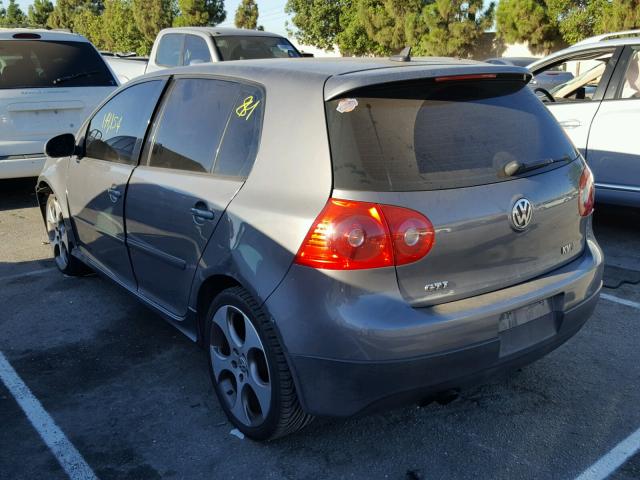 WVWHV71KX7W049310 - 2007 VOLKSWAGEN NEW GTI GRAY photo 3