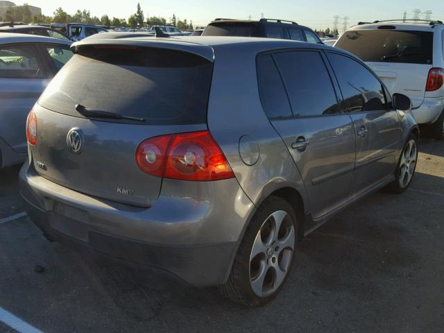 WVWHV71KX7W049310 - 2007 VOLKSWAGEN NEW GTI GRAY photo 4