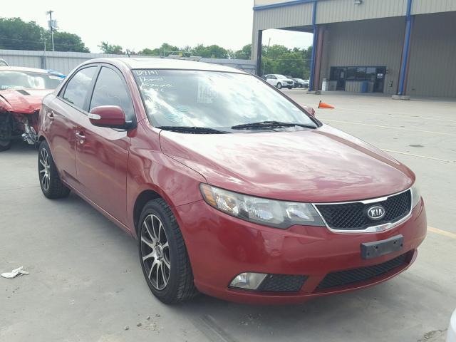 KNAFW4A31A5308787 - 2010 KIA FORTE SX RED photo 1