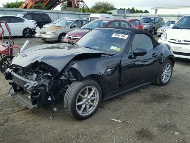 JM1NDAB7XG0118092 - 2016 MAZDA MX-5 MIATA BLACK photo 2