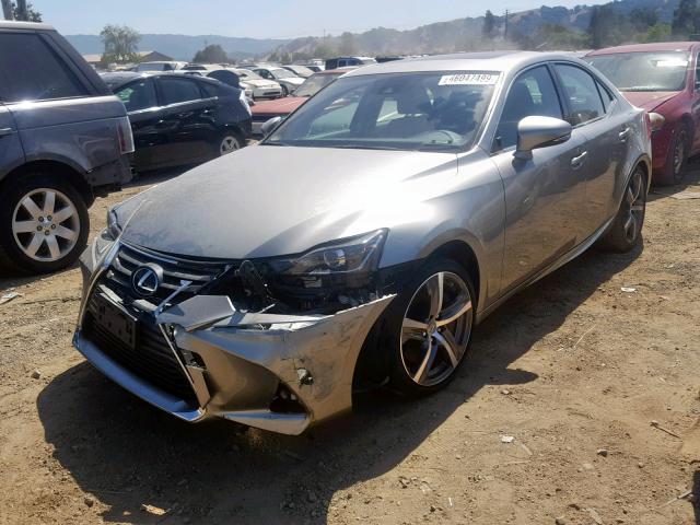 JTHBA1D20H5047453 - 2017 LEXUS IS 200T SILVER photo 2