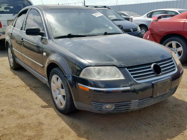 WVWRH63B53P294541 - 2003 VOLKSWAGEN PASSAT GLX BLACK photo 1