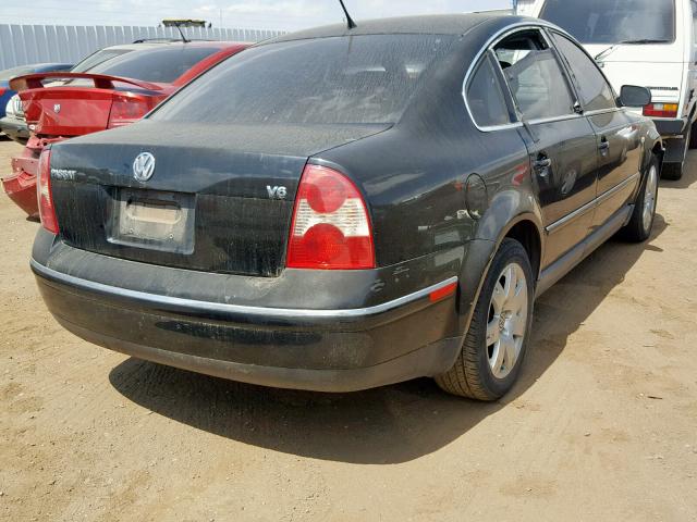 WVWRH63B53P294541 - 2003 VOLKSWAGEN PASSAT GLX BLACK photo 4