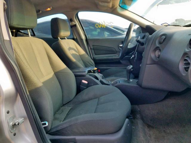 2G2WP522441316257 - 2004 PONTIAC GRAND PRIX SILVER photo 5