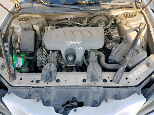 2G2WP522441316257 - 2004 PONTIAC GRAND PRIX SILVER photo 7