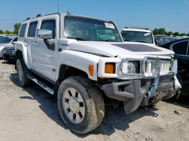 5GTDN13E778167346 - 2007 HUMMER H3 WHITE photo 1