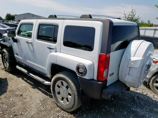 5GTDN13E778167346 - 2007 HUMMER H3 WHITE photo 3