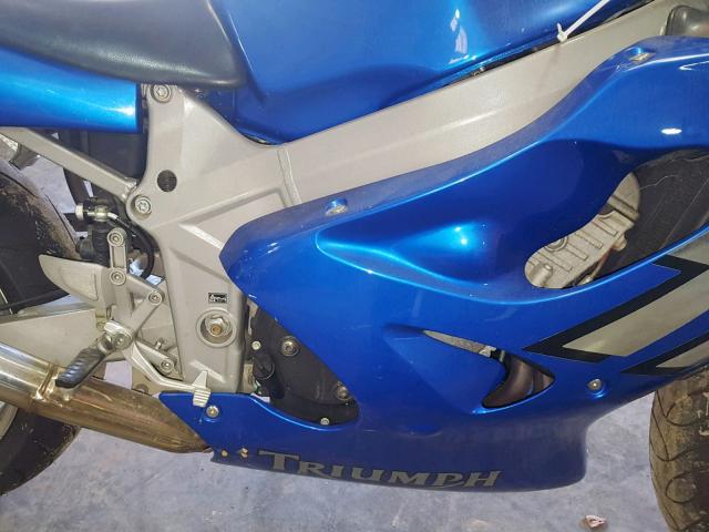 SMT800GE61J120631 - 2001 TRIUMPH MOTORCYCLE TT600 BLUE photo 7