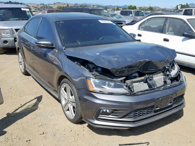 3VW4T7AJ9HM244194 - 2017 VOLKSWAGEN JETTA GLI GRAY photo 1