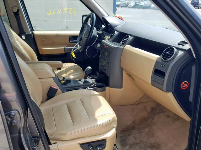 SALAE25406A392843 - 2006 LAND ROVER LR3 SE GRAY photo 5