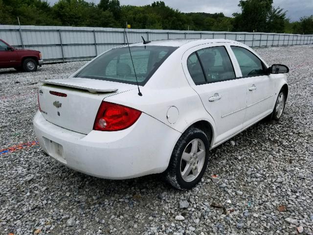 1G1AL58F787105227 - 2008 CHEVROLET COBALT LT WHITE photo 4