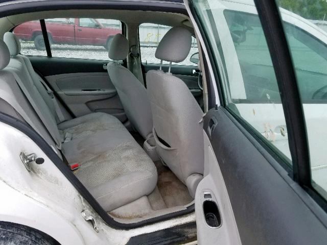 1G1AL58F787105227 - 2008 CHEVROLET COBALT LT WHITE photo 6