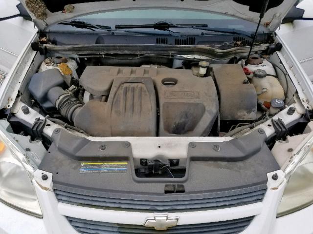 1G1AL58F787105227 - 2008 CHEVROLET COBALT LT WHITE photo 7