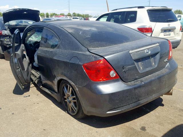 JTKDE177460101121 - 2006 TOYOTA SCION TC ნაცრისფერი ფოტო 3