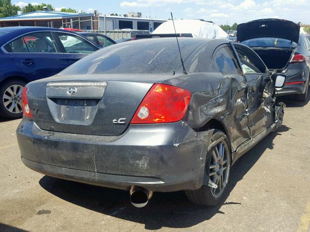 JTKDE177460101121 - 2006 TOYOTA SCION TC ნაცრისფერი ფოტო 4