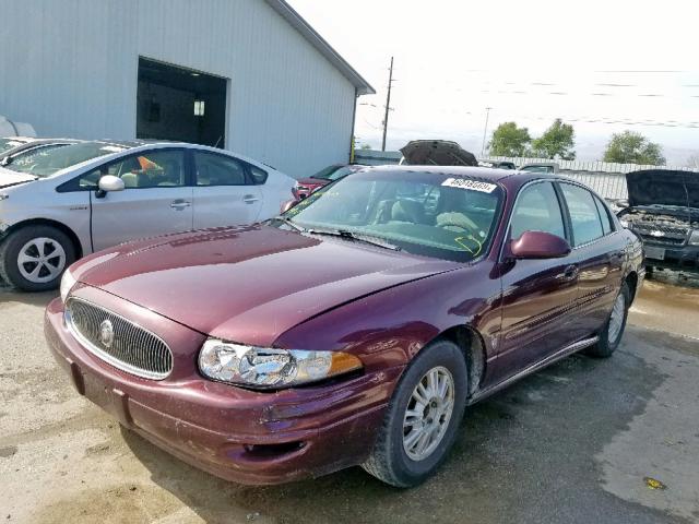 1G4HP52K644103217 - 2004 BUICK LESABRE CU MAROON photo 2