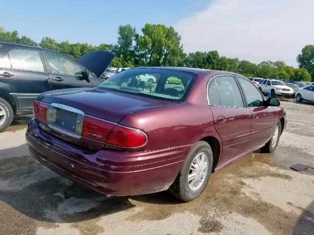 1G4HP52K644103217 - 2004 BUICK LESABRE CU MAROON photo 4