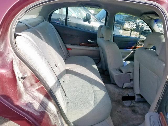 1G4HP52K644103217 - 2004 BUICK LESABRE CU MAROON photo 6