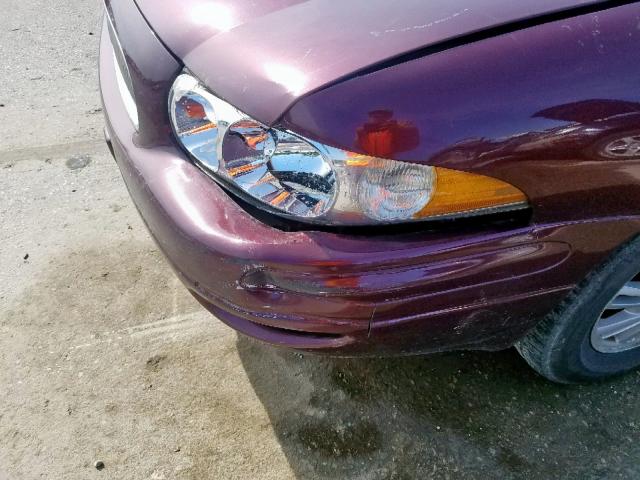 1G4HP52K644103217 - 2004 BUICK LESABRE CU MAROON photo 9